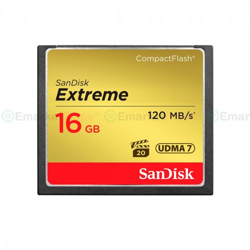 Compact Flash Card 16gb ความเร็วสูง 120mb/s บันทึกภาพถ่ายและวิดีโออย่างมืออาชีพ